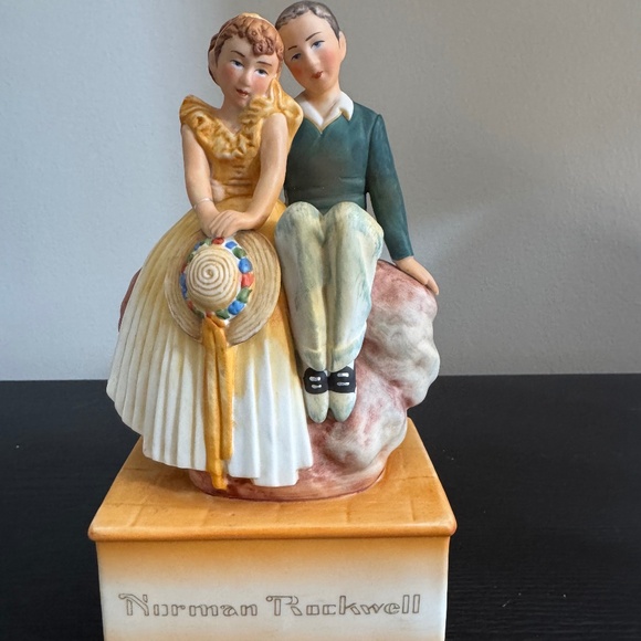 Schmid Norman Rockwell Collection Music Box Series "On Top of the World" - Picture 3 of 8